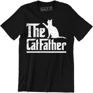 The Catfather T-Shirt Cat Dad Pet Lover Daddy Day